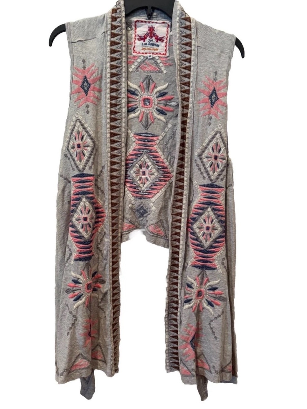Johnny Was Tierra Embroidered Vest Women’s Size Medium